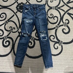 American Eagle Ripped Skinny Jeans